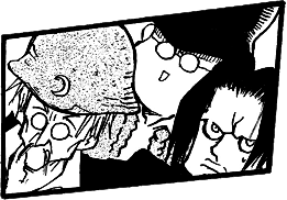 Cameo in Trigun Maximum Volume 12, Chapter 1.