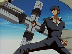 Wolfwood reveals his new Punisher.