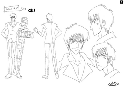 Wolfwood's design in the 1998 anime.