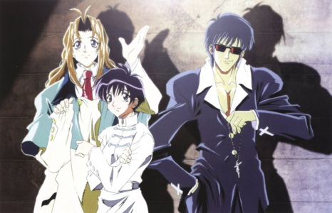 Wolfwood with Milly & Meryl.